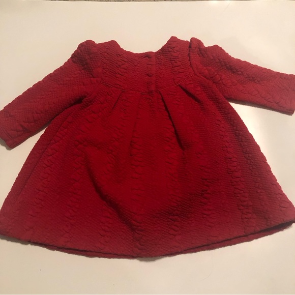 NWOT Janie and Jack Long Sleeve Red Dress with matching Bloomers - Picture 7 of 10